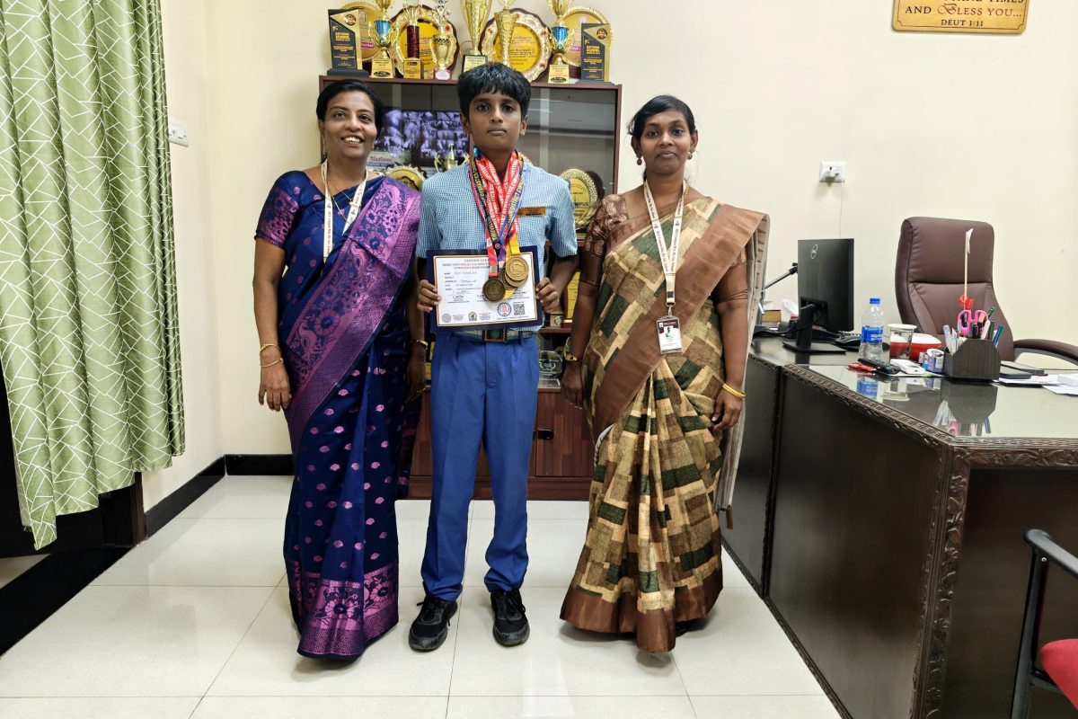 Rishi Kumar R.A. Shines in Gymnastic